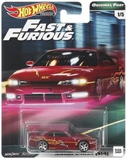 Hot Wheels 1/64 Nissan 240SX S14 Fast & Furious GBW84 Diecast Model Car