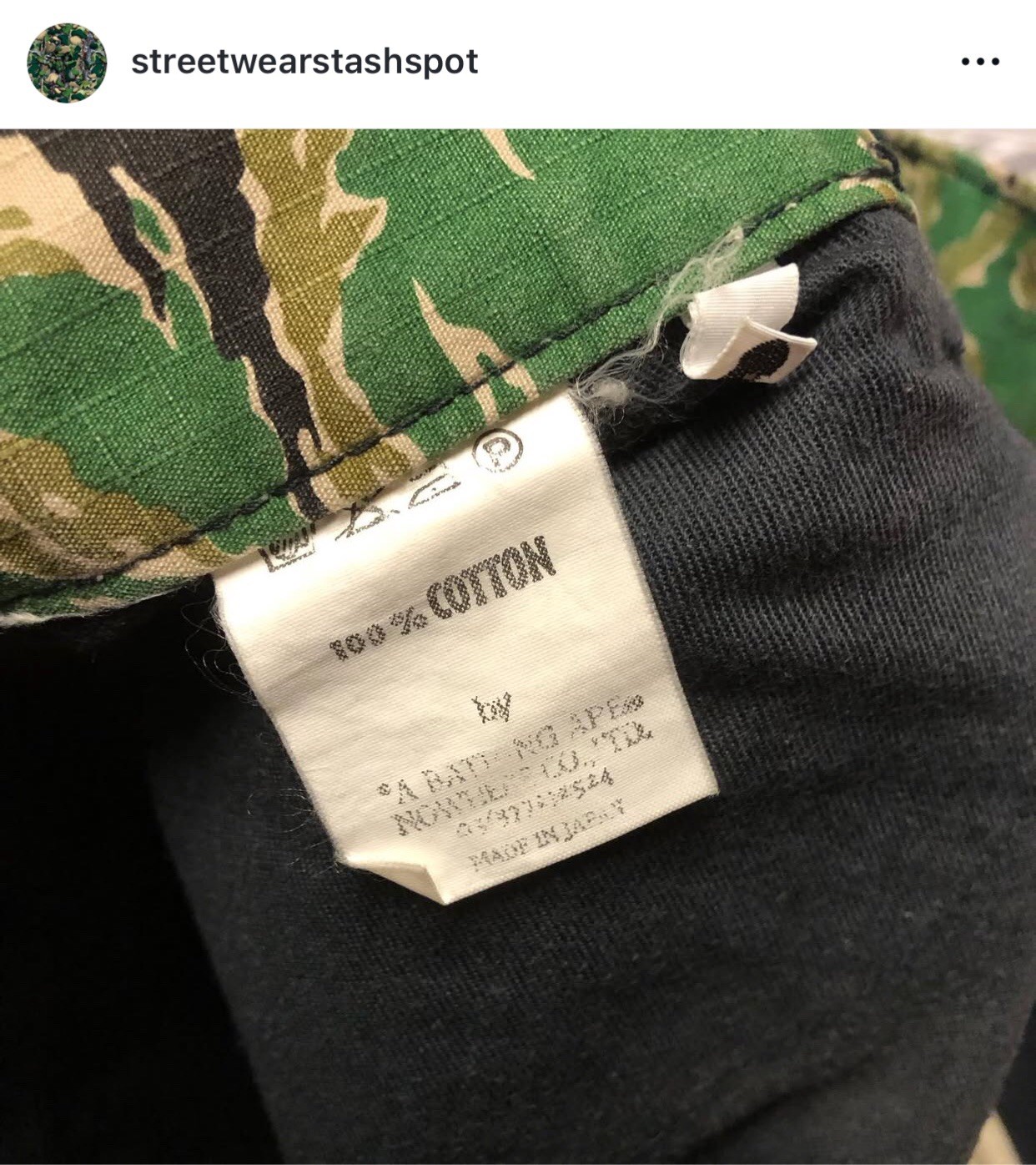 A Bathing Ape Bape Tiger Camo Shorts Size Small thumbnail 6