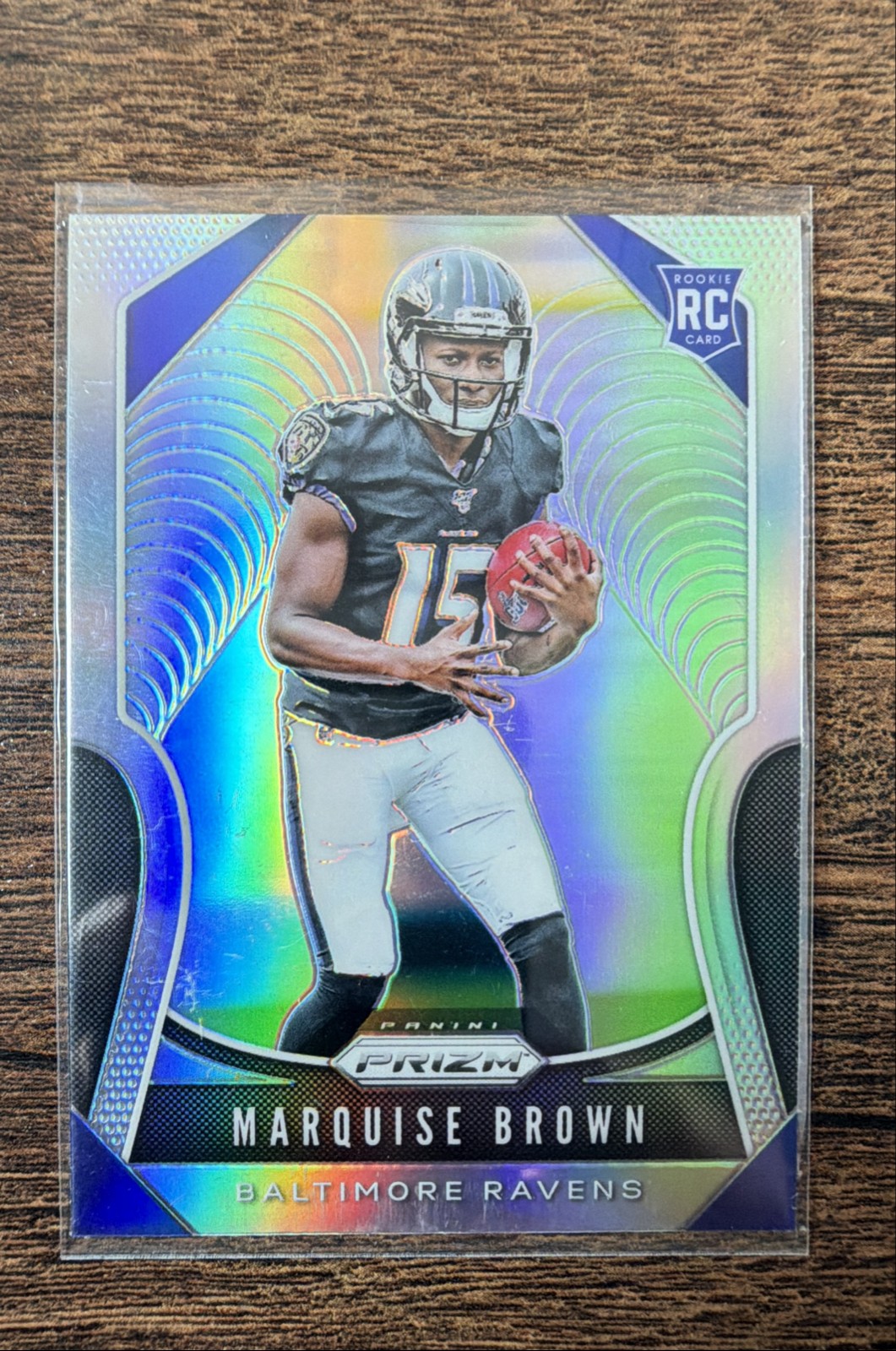 2019 Panini Prizm - Rookies Marquise Brown #341 Silver Prizm (RC)