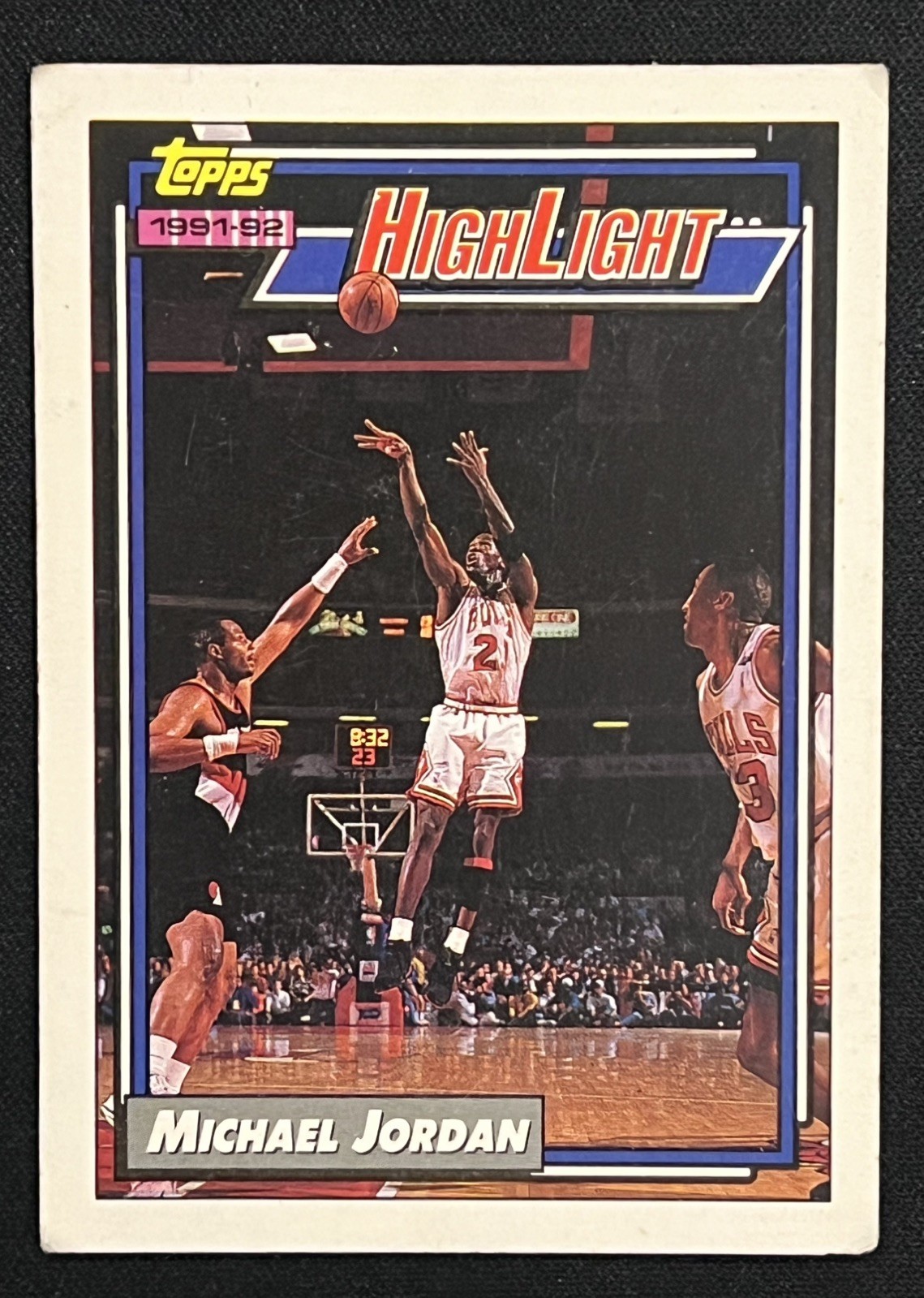 1992 Topps Highlights #3 Michael Jordan - Chicago Bulls