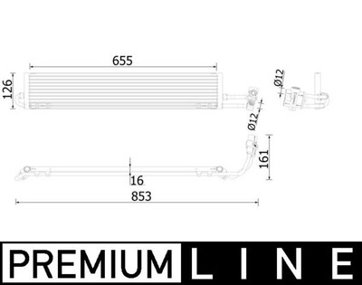 MAHLE CLC 234 000P Ölkühler, Automatikgetriebe für PORSCHE