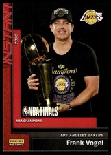 2019-20 Panini Instant NBA Champions Los Angeles Lakers #20 Frank Vogel