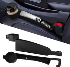 2PCS Car Seat Gap Filler Organizer with Phone Holder - Black