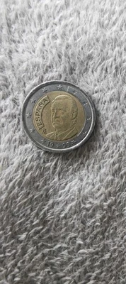 Pièce de 2€ españa Juan Carlos Ier 1999 bon état - Photo 1/2