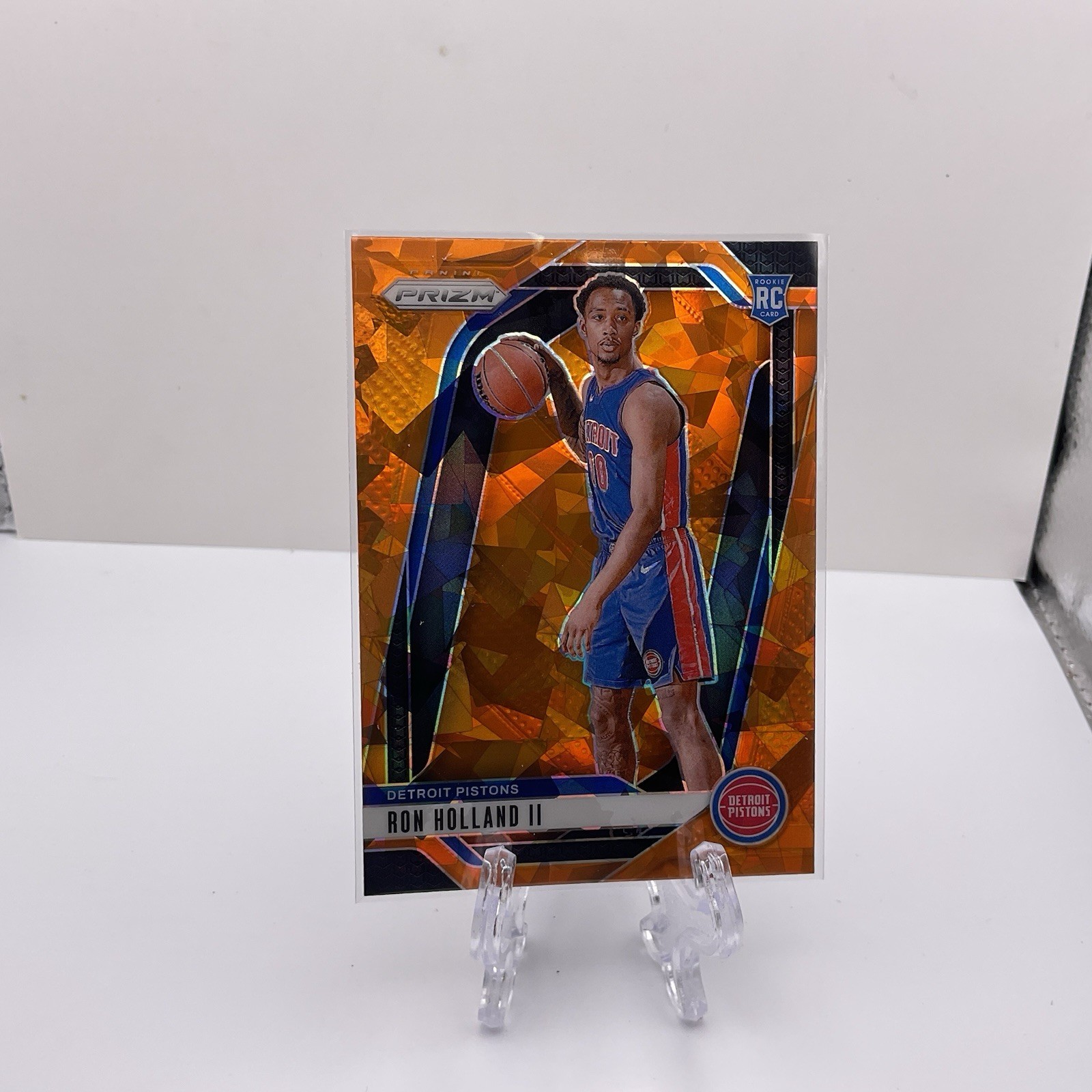 2024-25 Panini Prizm - Ron Holland II #269 Orange Ice Prizm (RC)