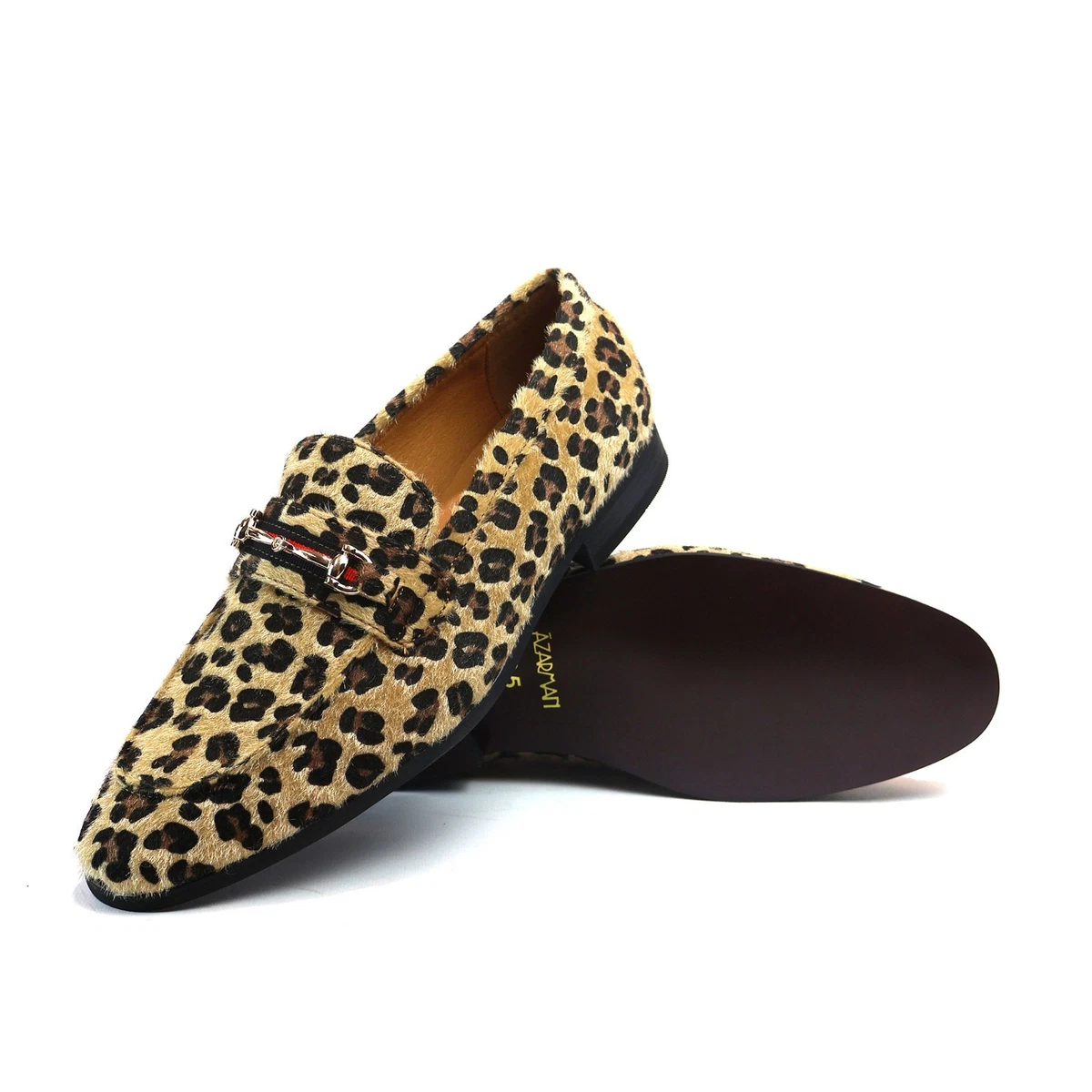 Ralph Lauren Purple Label Alonzo Leopard Calf Hair Slippers Loafers Mens 9D $995 Ralph Lauren Purple Label Alonzo Velvet Loafers | Saks Fifth  main image 2