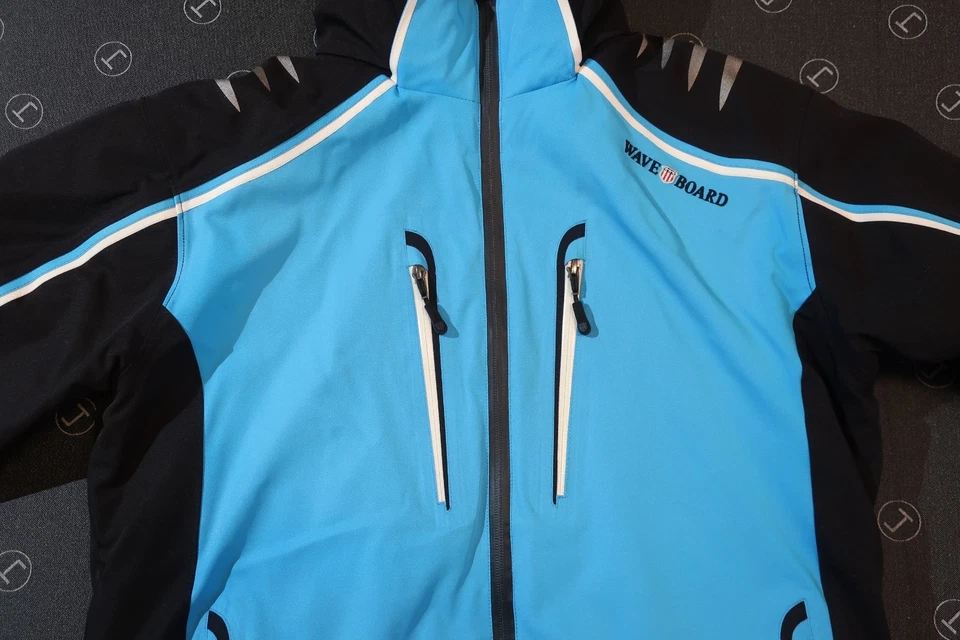 Waveboard Skijacke Herren, Gr. XL,  schwarz-blau,    Top Zustand - Bild 3 von 4