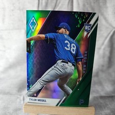 TYLOR MEGILL Rookie #11 2022 Panini Chronicles PHOENIX GREEN Prizm #20/75 Mets