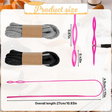 4 Pcs Drawstring Cords Universal Replacement Drawstring for Sweatpants 53 Inc...