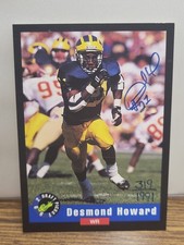 1992 Classic Draft Picks - Autographs Desmond Howard Serial Numbered /1991 (AU,
