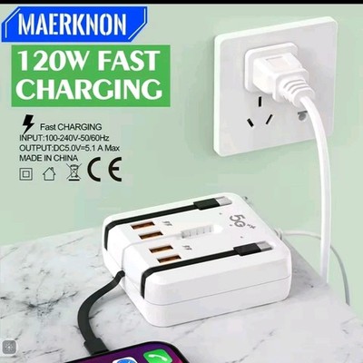 66W USB Multifunction Steckdosenleiste  Tragbares Schnellladegerät