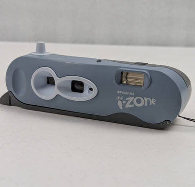 Polaroid i-Zone Instant Photo Sticker Film Camera Sky Blue/Gray Color
