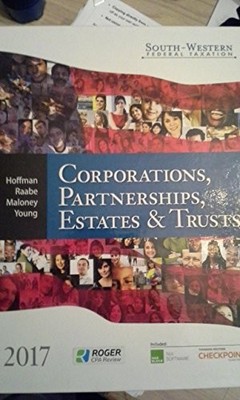 SOUTH-WEST.FED.TAX.:CORP.2017-TEXT By Raabe Hoffman *Excellent Condition*