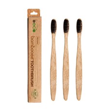 Beco Compostable Bamboo Toothbrush with Ultra-Soft Charcoal activated Bristles