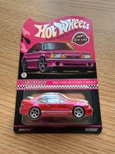 Hot Wheels Redline Club Rlc 1993 Ford Mustang Cobra R Pink Exclusive Aa4