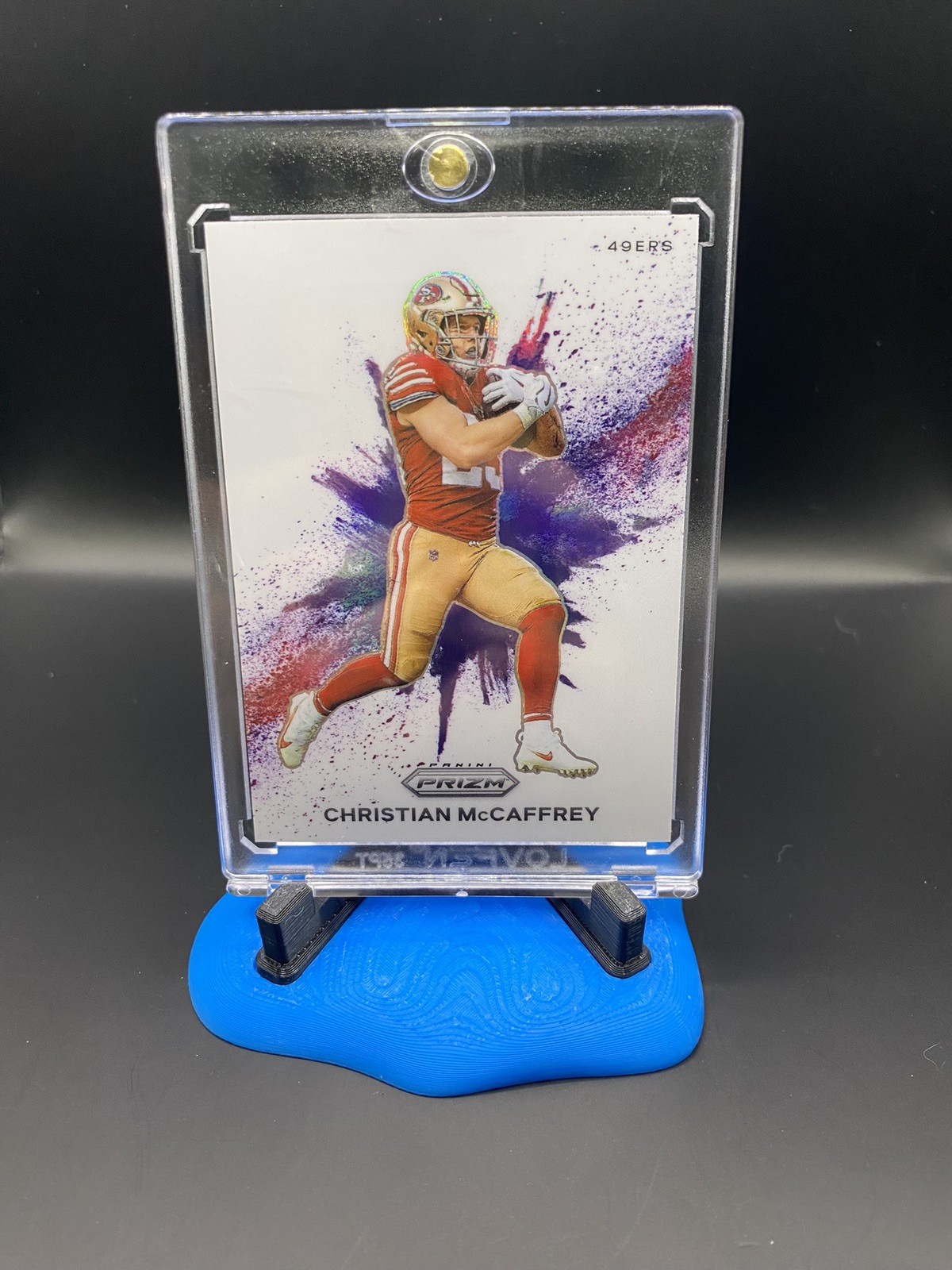 2023 Panini Prizm Christian McCaffrey Vertical Color Blast #CB-14  SSP