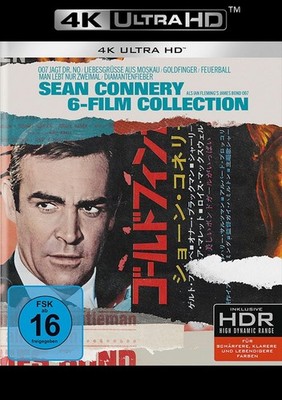James Bond: Sean Connery - 4K Ultra HD / 6 Filme # UHD-NEU