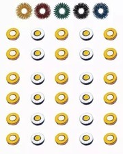 Sujok Therapy Chakra Magnets Set of 30 Free 5pcs Acupressure Sujok Rings