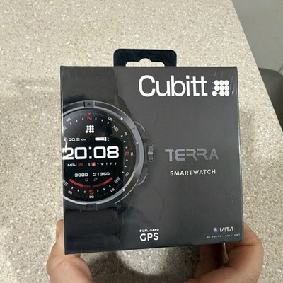 Cubitt Terra Rugged Smartwatch GPS AMOLED 1.48'' Obsidian Black
