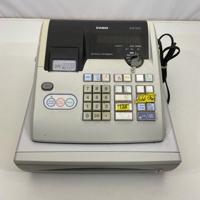 Casio PCR-T275 Electronic Business Cash Register USED Tested Works 1 Set Keys