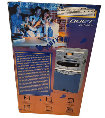 VocoPro Duet MILLENNIUM Karaoke System VP-890 *READ DESCR*