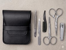 Beard Mustache Scissors Set Hair Scissor Beard Nail Nose Trimming Grooming Kit