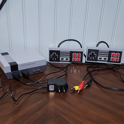 Family Computer System Console, 2 Controllers, Composite RCA, Gray/Black/Red