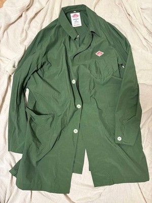 DANTON x BEAMS Nylon Mantel XL Grün Japan Made Herren Jacke Top Zustand