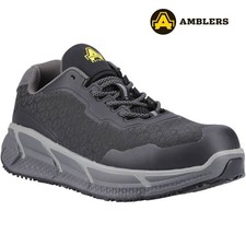 Amblers AS725C Safety Trainer Pace Non-Metal Composite Toe Black UK Sizes 6-12