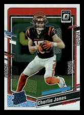 2023 Donruss Optic #223 Charlie Jones RC Rookie Cincinnati Bengals