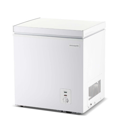 Frigidaire 2.1 Cu. ft. Garage Ready Chest Freezer, Compact Deep Freezer in White