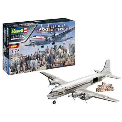 REVELL 05652 MODELL GESCHENKBOX 75TH ANNIV. LUFTBRÜCKE BERLIN 1/72