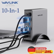Wavlink USB 3.0/USB-C Dockingstation Dual HDM...