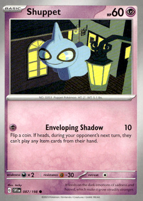 Shuppet 087/198 Common Regular SV01: Scarlet & Violet Base Set NM