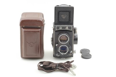 Near MINT- w/Case] Seagull 4A103 Haiou 75mm f/3.5 TLR Medium