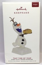 2019 Hallmark Keepsake That Time Of Year Olaf's Frozen Magic Christmas Ornament