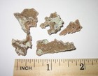 5pc SMALL RARE! SPARKLING NATURAL 0.5"-1.1" BROWN CHALCEDONY CRYSTALS INDIA 4.6g — photo 2