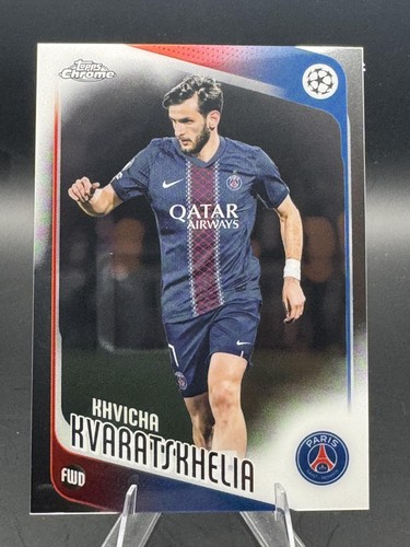 2025-26 Topps Chrome UEFA Club Competitions #167 Khvicha Kvaratskhelia