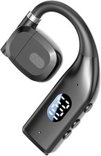 Open-Ear Bluetooth Headset with 180 Rotatable Earpiece - 30H Playtime