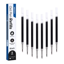 WRITECH Liquid Gel Pen Refills: Fine Point 0.7mm Black Ink Refill