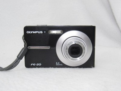 Olympus FE-20 8.0MP Compact Digital Camera - Black