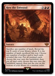 Hew the Entwood 136 Mythic Rare The Lord of the Rings: Tales of Middle-earth