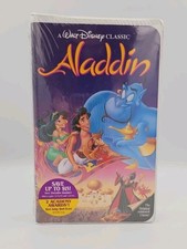 Vintage Aladdin VHS Disney Clamshell Black Diamond- SEALED