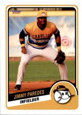 2021 Charleston Charlies Choice #18 Jimmy Paredes Dominican Republic DR Card