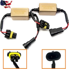 9005/9006 LED Headlight Canbus No Error Anti Flicker Resistor Canceller Decoder