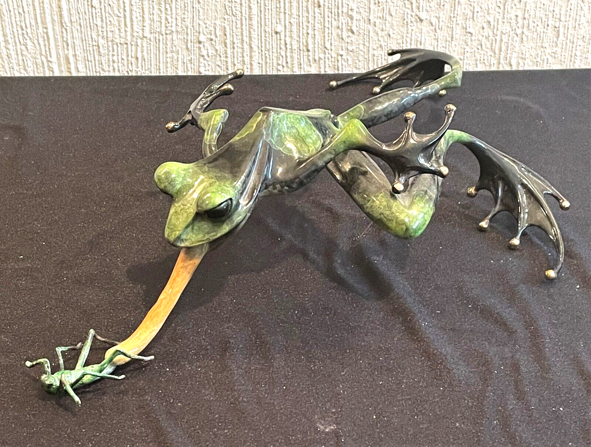 Tim Cotterill (Frogman) Bronze Enamel Frog #172 of 2000 Tim Cotterill (Frogman) Bronze Enamel Frog #172 of 2000