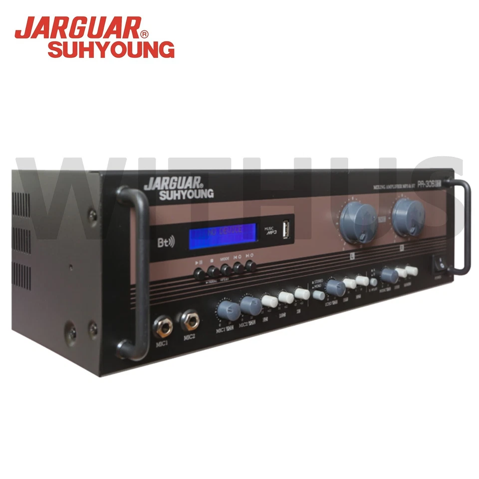 JARGUAR SUHYOUNG PA-306BT Stereo Mixing Karaoke 2ch Amplifier MP3 BT 320W - 220V - Image 4 of 4