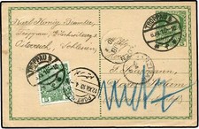Deutsche Kolonien Ostafrika, 1910, Brief