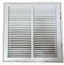 Hart Cooley 043504 - 14" x 14" 673 White Return Air Filter Grille