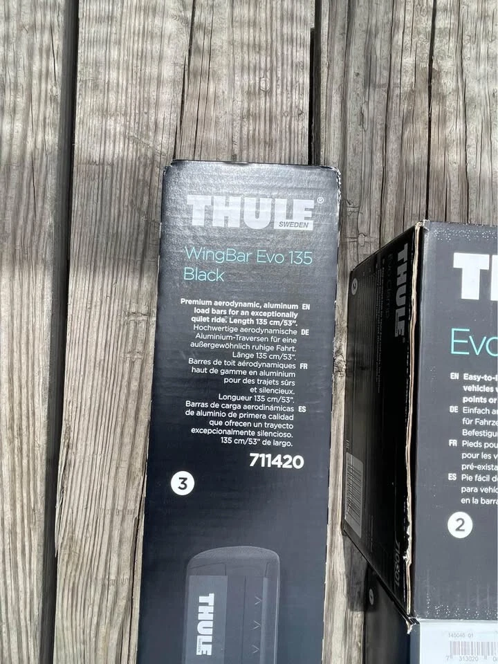 Baca de techo Thule WingBar Evo negra 2017+ Honda CR-V totalmente nueva Foto 4 de 4